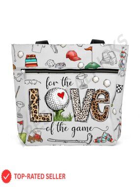 Golf Tote Bags for Women Golfers with Zipper and Accessories
